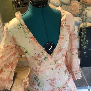 Beautiful lace up the back summer dress